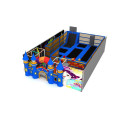 Profissional Fabricante Big Rectangular Kids Indoor Trampoline Park